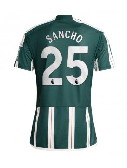 Billige Manchester United Jadon Sancho #25 Bortedrakt 2023-24 Kortermet
